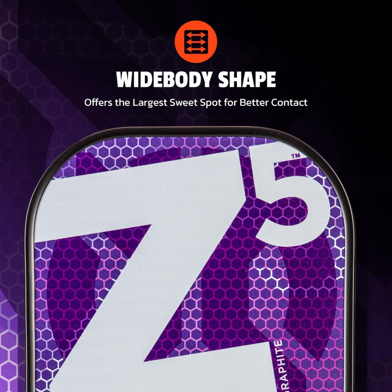 ONIX Graphite Z5 Graphite Carbon Fiber Pickleball Paddles with Cushion Comfort Pickleball Paddle Grip - USA Pickleball Approved, Grip Size 4 1/4 inches - Image 4